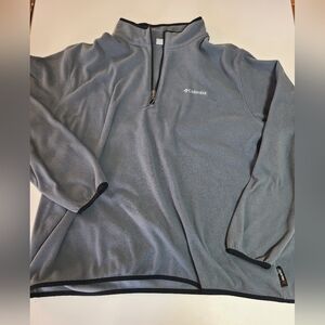 Columbia Charcoal Fleece Half-Zip Pullover